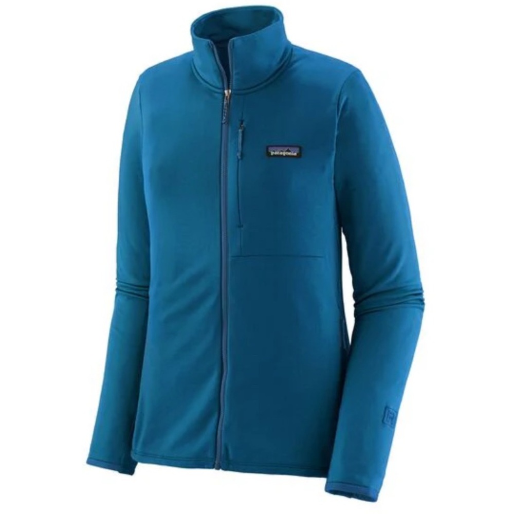 GUC Lightweight Teal Blue Patagonia Jacket with Black Zipper (Small)